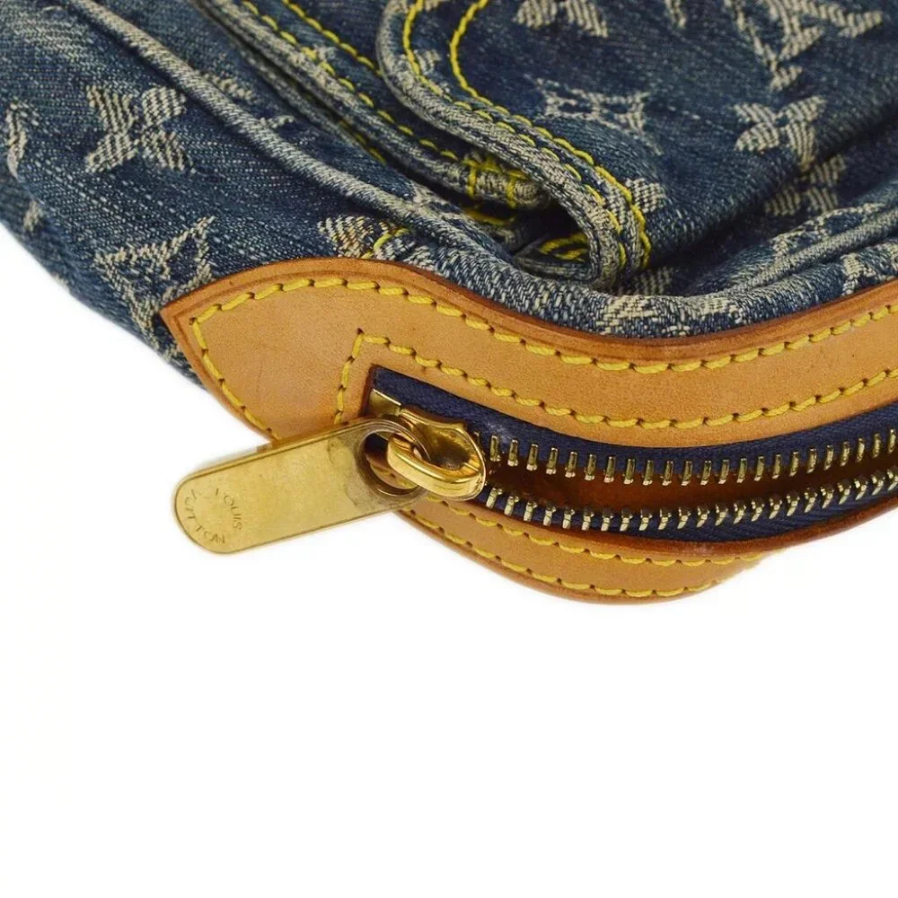 Louis Vuitton Blue Monogram Denim Bum Bag Waist Pouch - Picture 8 of 10